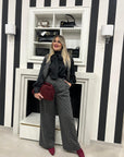Camicia Salibio con fiocco sul collo