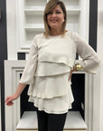Blusa Margherita a balze (mte0032)
