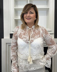 Blusa Valina in pizzo