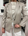 Giacca ecopelle oversize (h2oElenia)