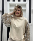 Felpa Tilde Paillettes