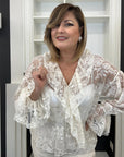 Blusa Virgy in pizzo