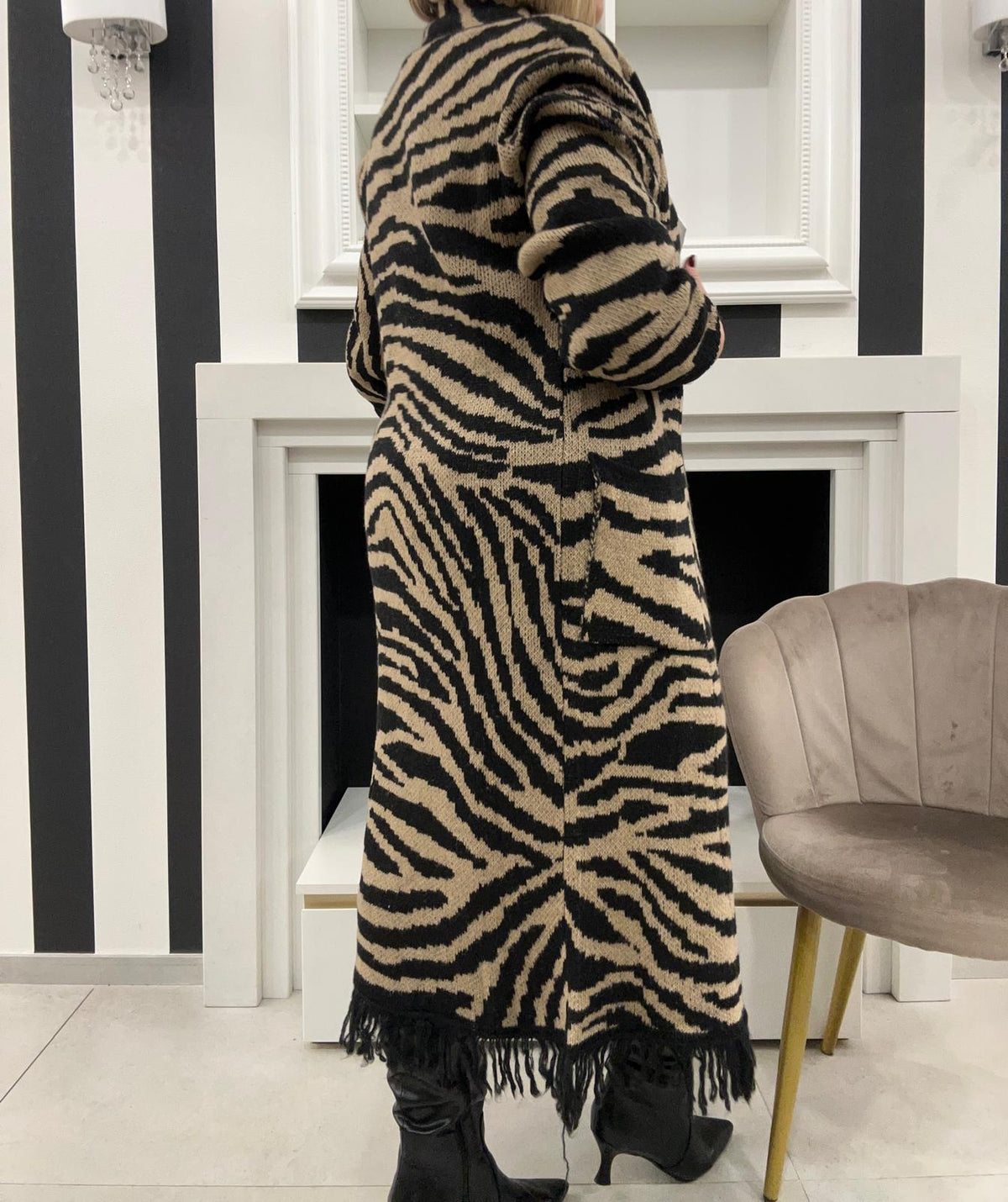 Maxi Cardigan in maglia Melissa