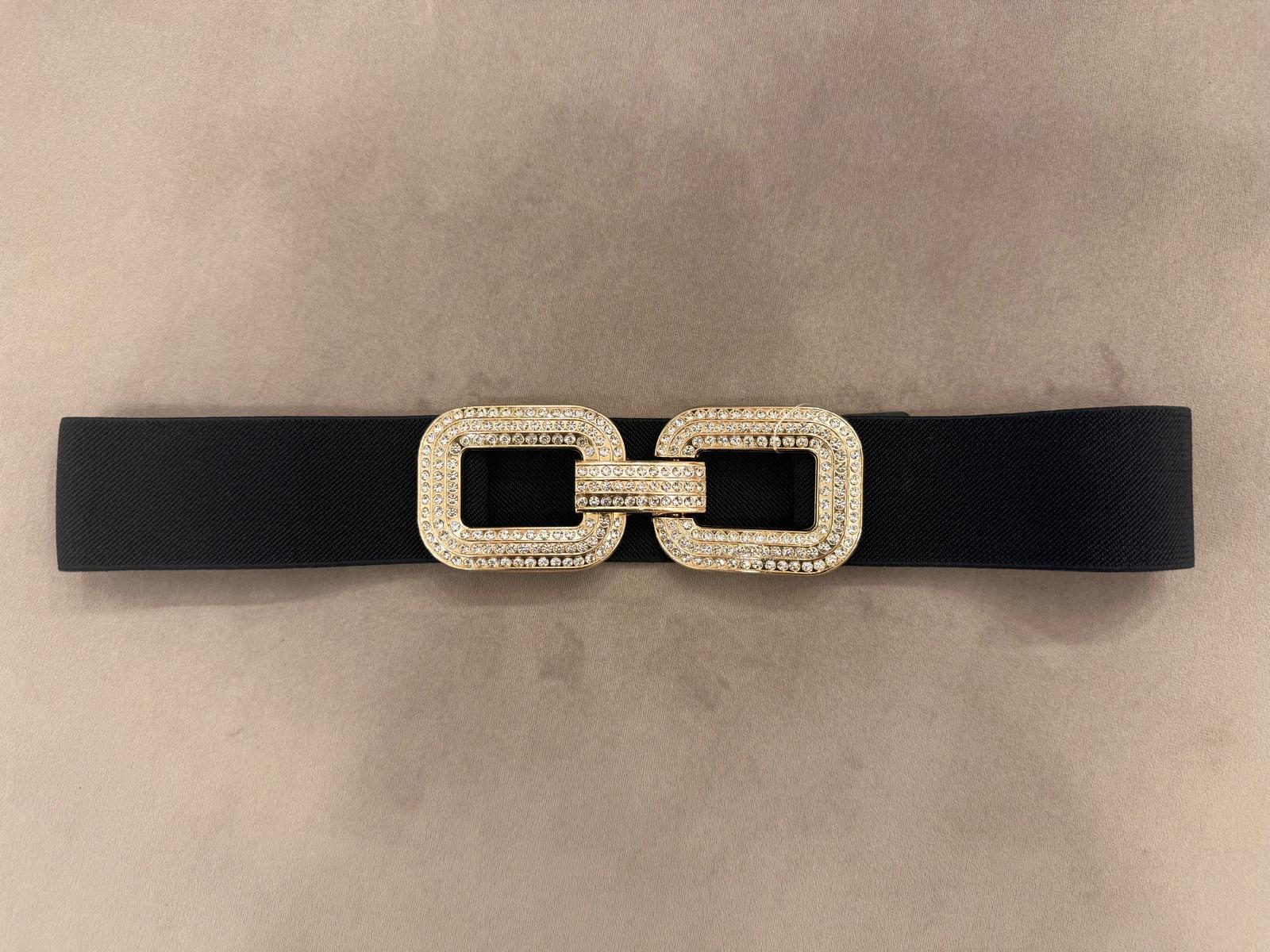 Cintura fiocco strass